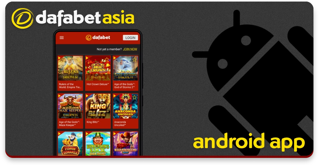 Aplicativo Dafabet para dispositivos Android