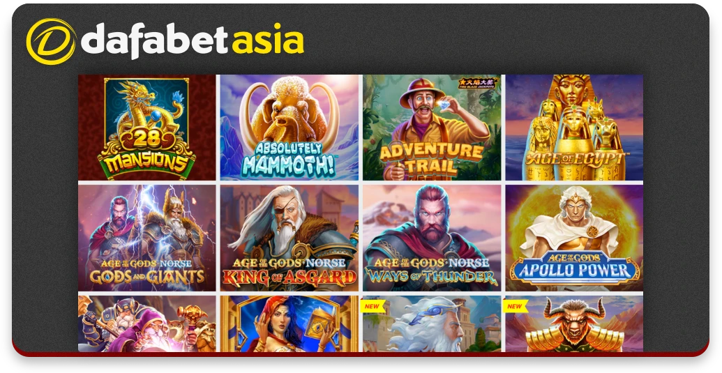 Popular slots at Dafabet Online Casino