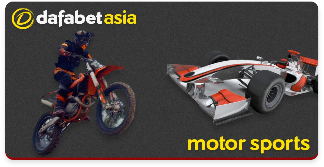 Dafabet पर मोटर स्पोर्ट्स पर सट्टेबाजी एशिया के खिलाड़ियों के लिए उपलब्ध है